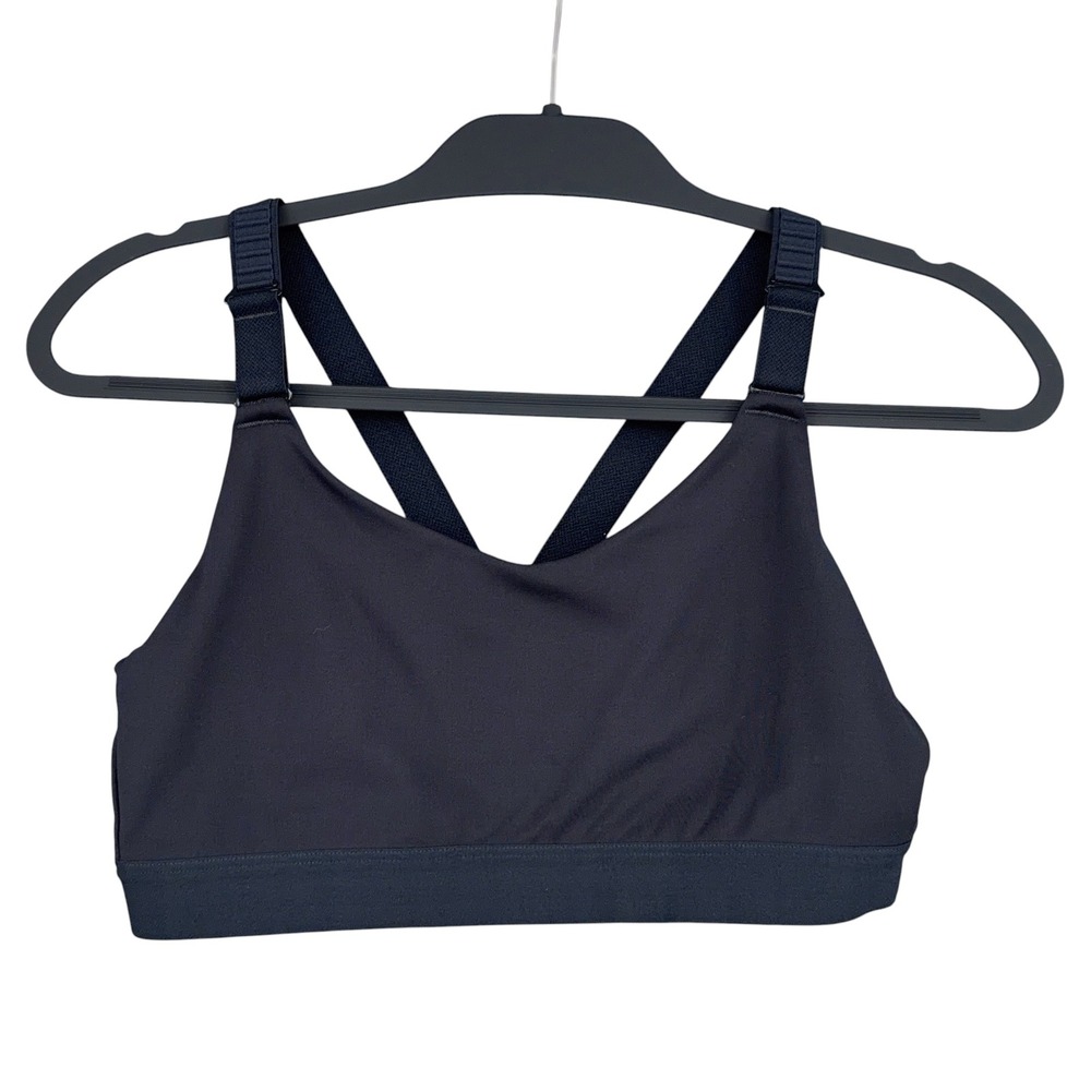 All in Motion Sports Bra Women M Polyester Spandex Black